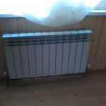 Отопление дачи панельными радиаторами