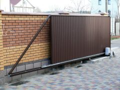 Из чего состоят откатные ворота